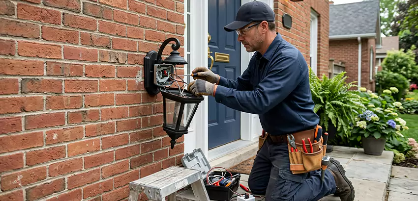 Outdoor Fixture Repair in Lowell
