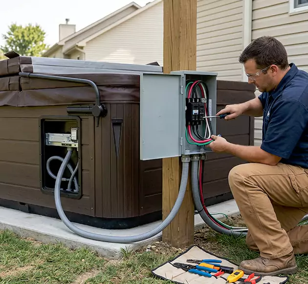 Professional Hot Tub Electrical Installation: Your Local Spa Wiring Team in Lowell, AR